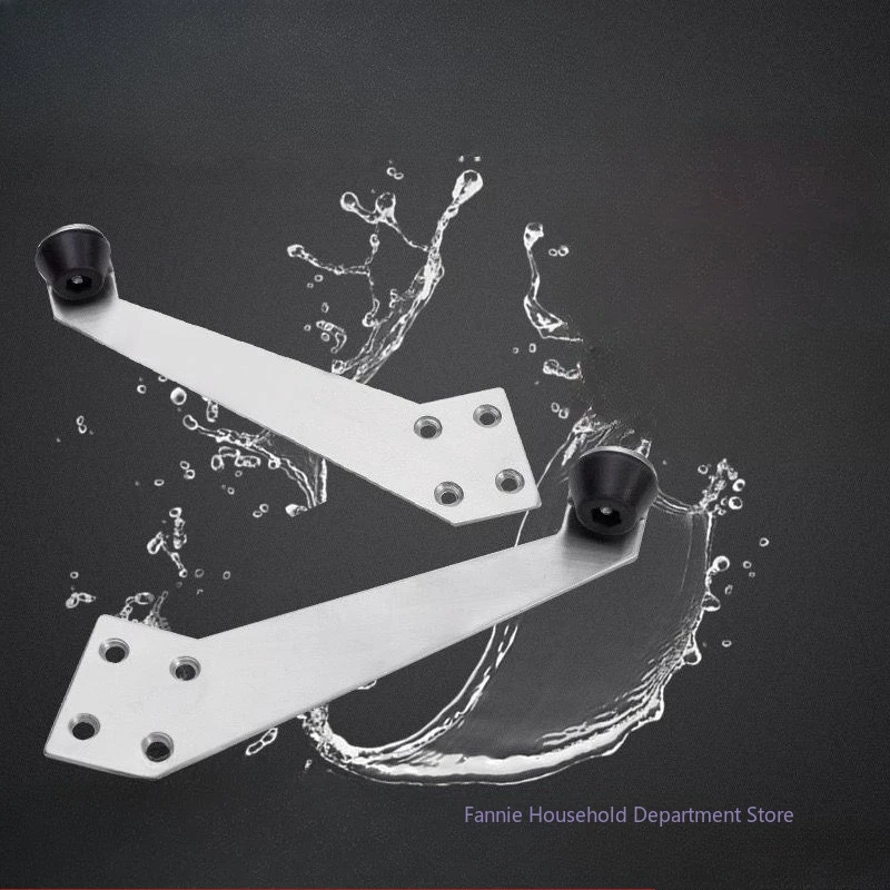 

Дверные стопоры из нержавеющей стали, бесшумные, с резиновым буфером, водонепроницаемые, верхние ограничители, мебельная фурнитура для комнат