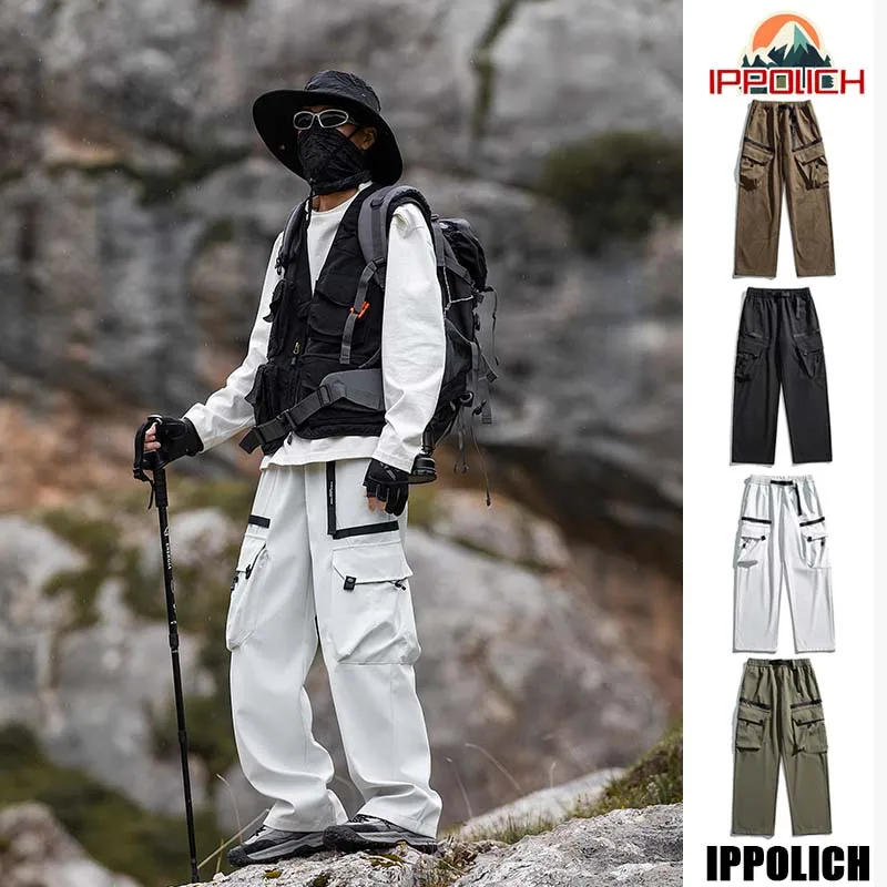 

Waterproof Hiking Pants Men Windproof Antifouling Camping Trekking Outdoor Camping Pants Sports Mountain Tactical Cargo Trousers