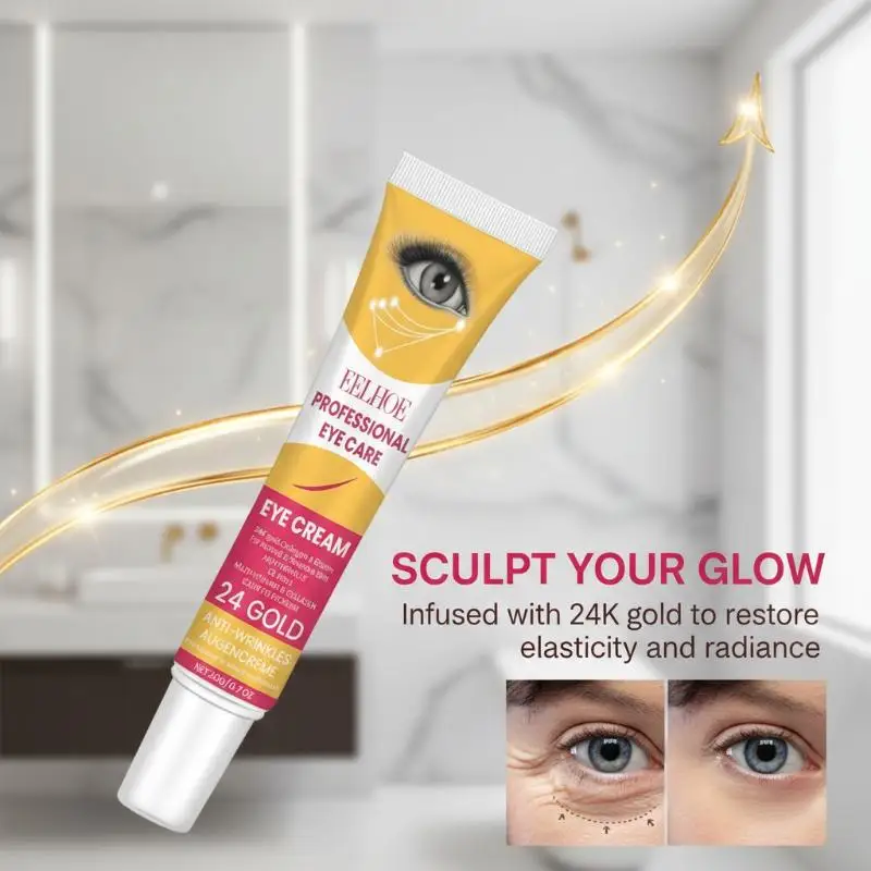 Anti Wrinkle Eye Cream Against Puffiness Remove Eye Bags Dark Circles Anti-Aging Eye Firming Tightening Cream