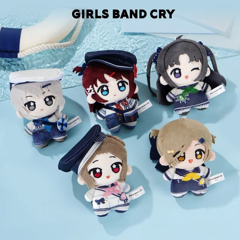 Genuine Anime Girls Band Cry Plush Toy Anime Character Stuffed Doll Toy Hanging Ornament Collectible Plush Toy Gift