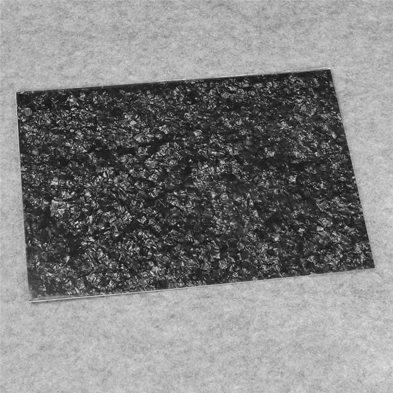ABLB-DIY Guitar Accessories Black Pearl Blank Guitar Pickguard Sheet Material 43X29cm Guitar Bass Parts