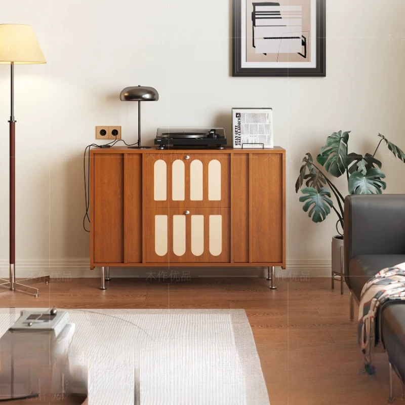 Rustic Wooden Cabinet Living Room Modern Organizer Multiple Purpose Office Cabinet Bauhaus Style Muebles Para Salas Furniture