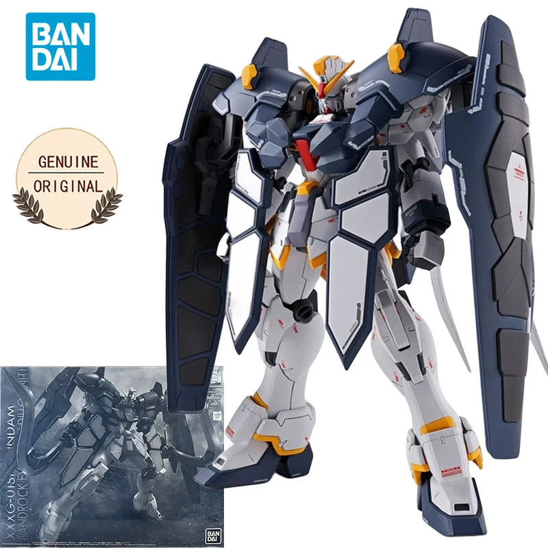 

genuine Bandai Anime Gundam BP MG 1/100 XXXG-01SR Gundam Sandrock EW Armadillo equipment Collect souvenir toys Birthday gift