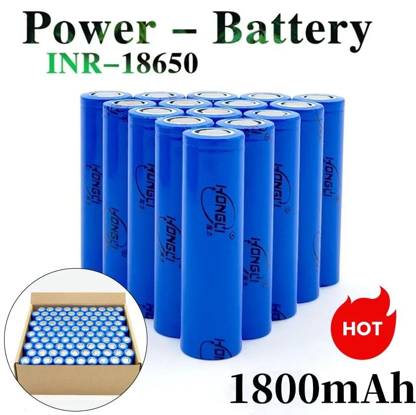 

3.7V The new Manulife 18650 lithium-ion rechargeable battery 1800mAh class A lithium battery factory direct sales