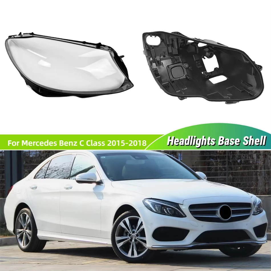 para-mercedes-benz-clase-c-w205-2015-2016-2017-2018-c180-c200-c260l-c280-c300-base-de-coche-carcasa-de-faro-base-lente-de-cristal