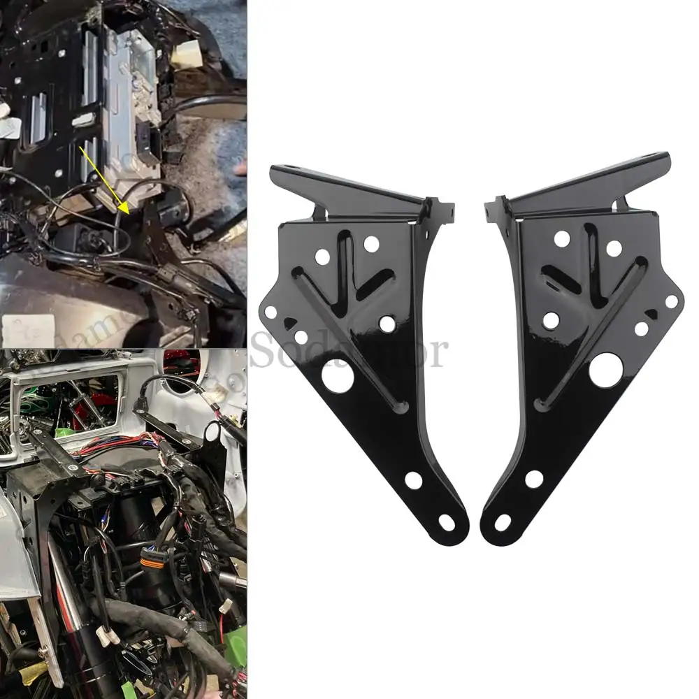 Front Inner Fairing Support Mount Radio Bracket For Harley Touring Street Electra Glide Ultra Motorcycle Accessories