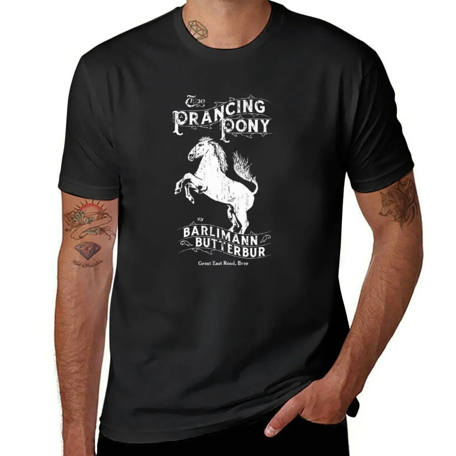 The Sign of the Prancing Pony T-Shirt graphics for a boy summer clothes men clothings