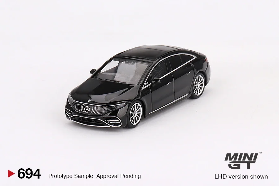 

MINIGT 1/64 Mercedes-Benz EQS 580 4MATIC Black MGT00694-CH Cars Alloy Vehicle Diecast Metal Model Kids Xmas Gift Toys for Boys