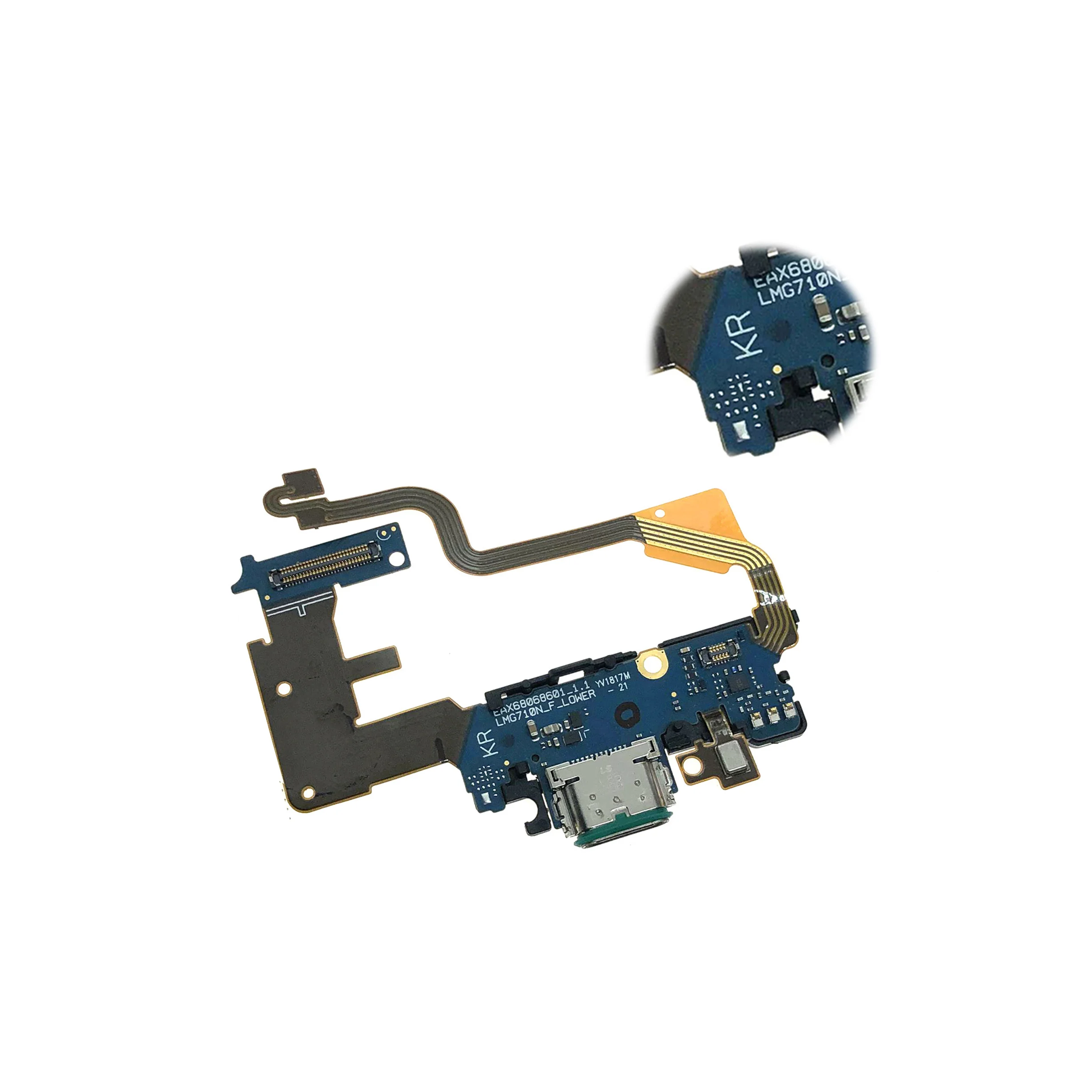 

Charging Charger Plug Port Connector Board Parts Flex Cable With Mic For LG G6 G600 G7 ThinQ G710