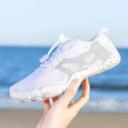 Para buty z palcami sporty wodne na świeżym powietrzu oddychające buty do wody plażowe pływanie szybkoschnący trening sportowy obuwie gimnastyczne