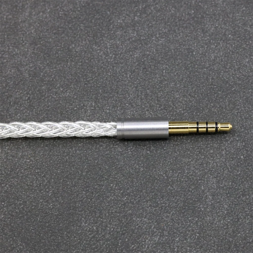 8 الأساسية 99% 7n الفضة النقية البلاديوم سماعة كابل لدينون AH-mm400 AH-mm300 mm200 Beats Solo2 Solo3 LN008406