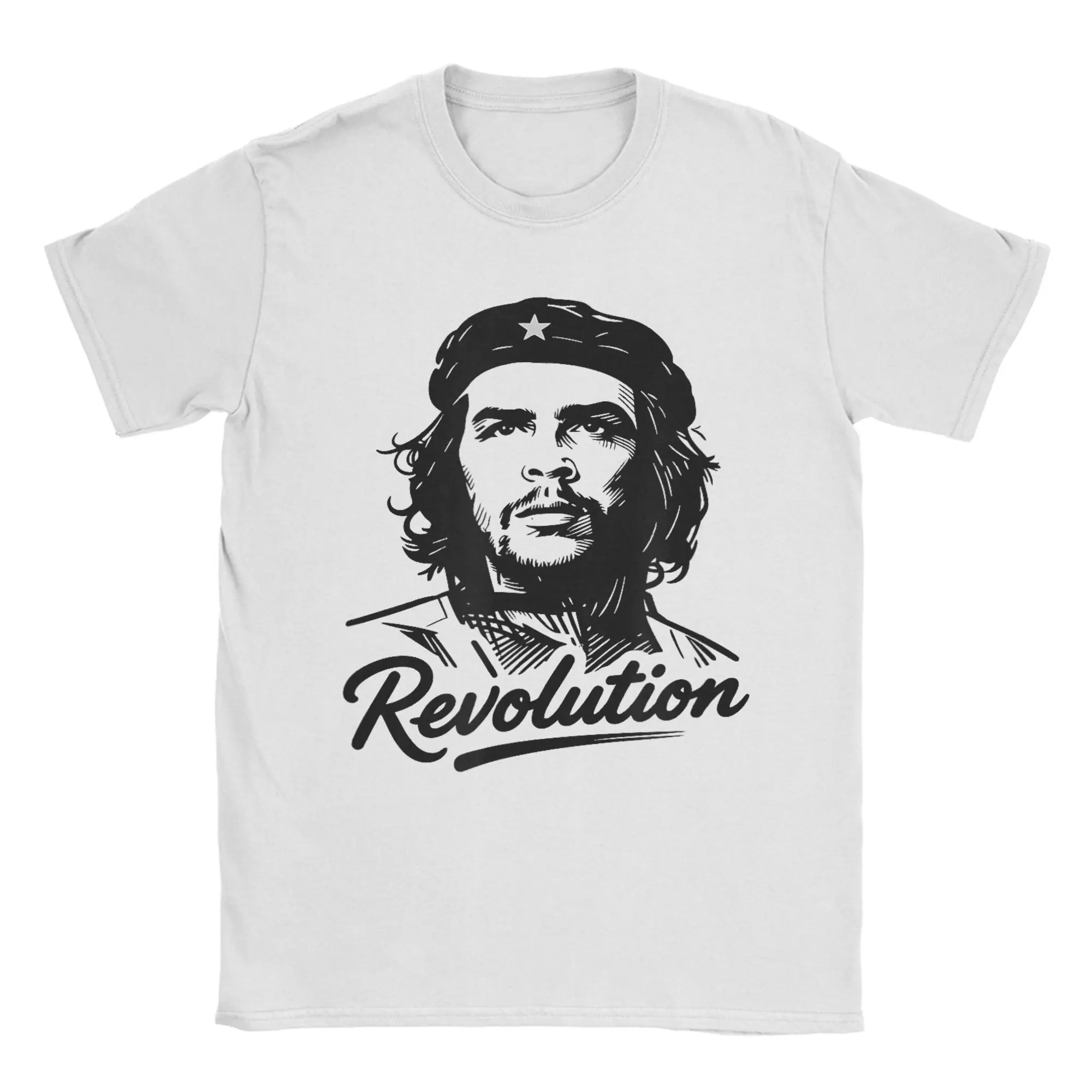 Ernesto Che Guevara Cuba T Shirts Men Pure Cotton Crazy T-Shirt Crewneck Cuban Guerrilla Tees Short Sleeve Clothes Classic