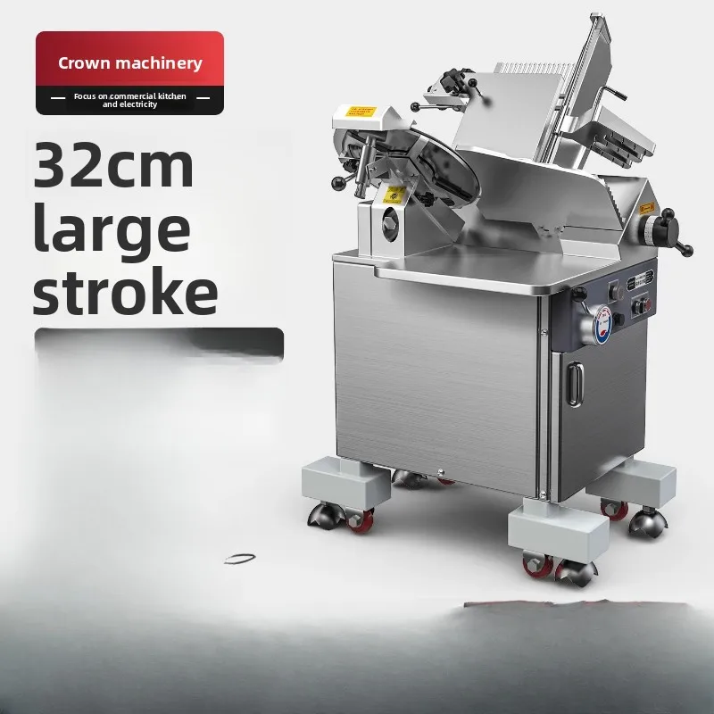 

ZK commercial vertical slicer automatic mutton frozen meat planer fat beef cutter meat slicer