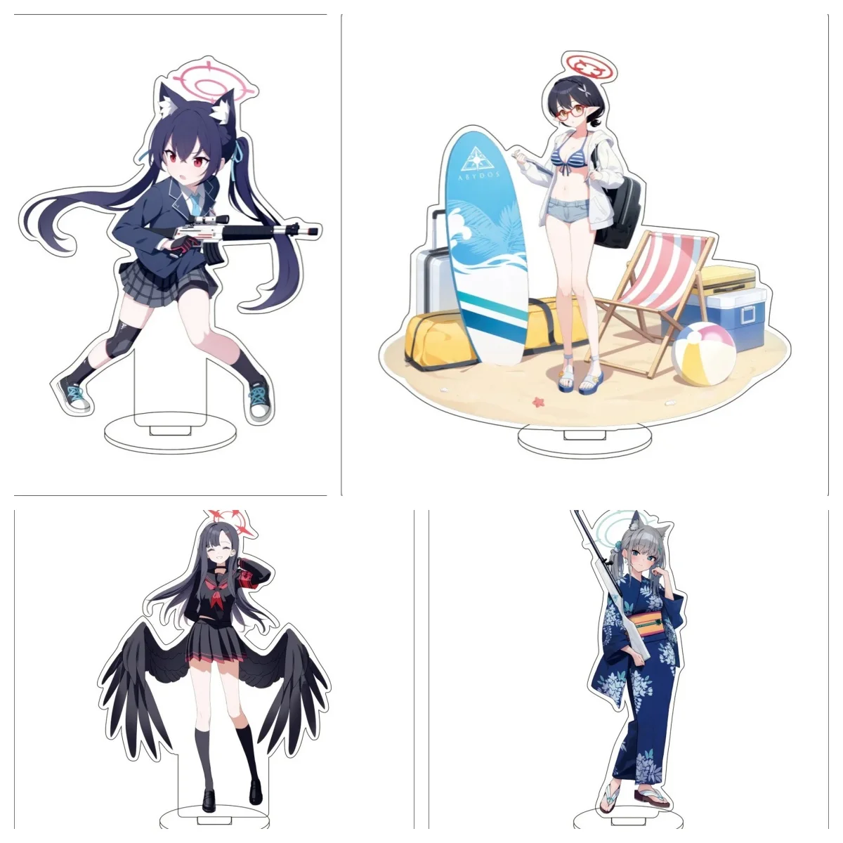 

15CM Charm Anime sexy Blue Archive Acrylic Stand Model Cosplay Characters Ornament Accessories Good Collection Gifts