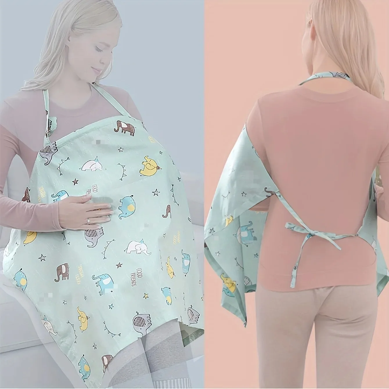 Lightweight Breathable Maternity Nursing Cover Scarf for Breastfeeding Stroller And Car Seat Cover Universal Fit Nursing Apron