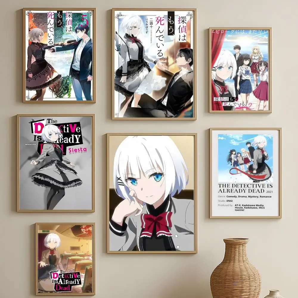 Anime The Detective Is Already Dead Poster Versatile HD Waterproof Wall Art Self-Adhesive Decor For Any Space Ideal Gift