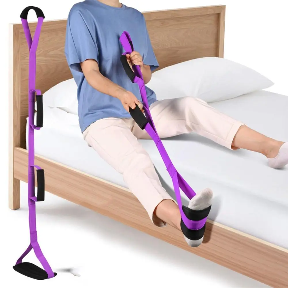 Walking Aids Multi Use Leg Lifting Belt Nylon Wear Resist Leg Lift Strap Elastic Leg Train Strap Disabled Accessories
