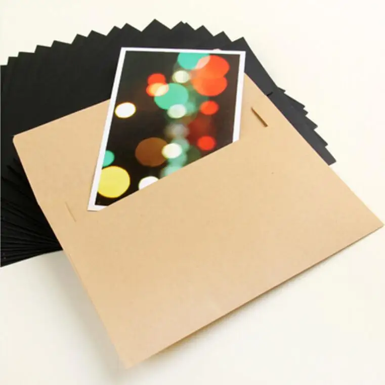 20pcs/lot 16*11cm retro window envelope wedding party letter invitation greeting cards cover gift wallet envelope