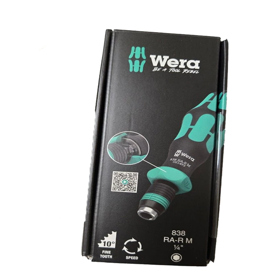 WERA 05051493001 Ratchet Screwdriver with Quick-release Chuck 1/4\