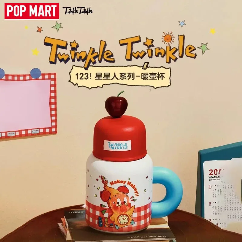 

Официальный подлинный Pop Mart Twinkle Twinkle123! Вакуумная чашка 480 мл, прекрасный подарок изолированной чашки-термоса, подарки на Рождество и день рождения