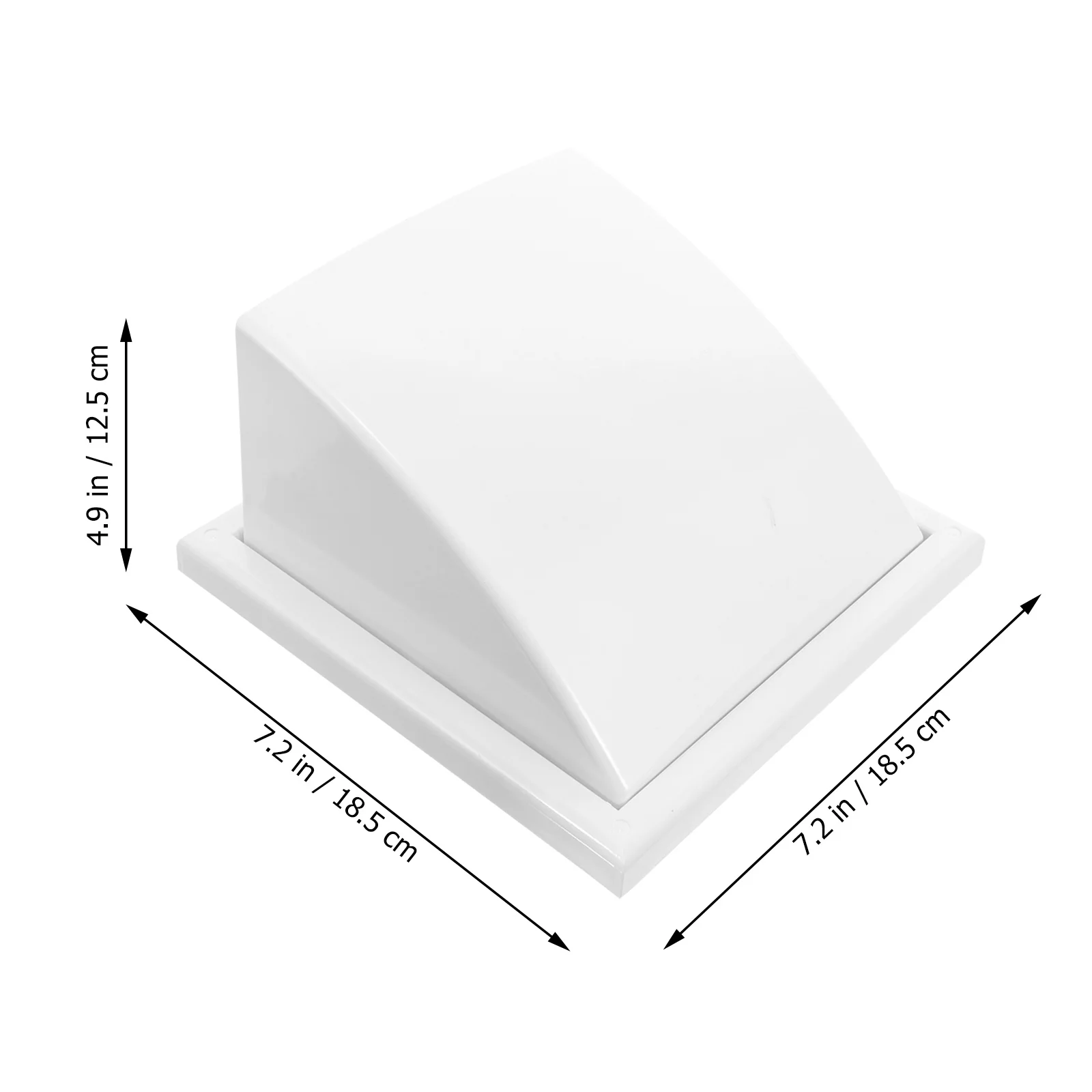 Osłona odpowietrznika suszarki na zewnątrz do systemu wentylacji ścian domu, odporna na myszy, osłona odpowietrznika suszarki na dach, łatwa instalacja.