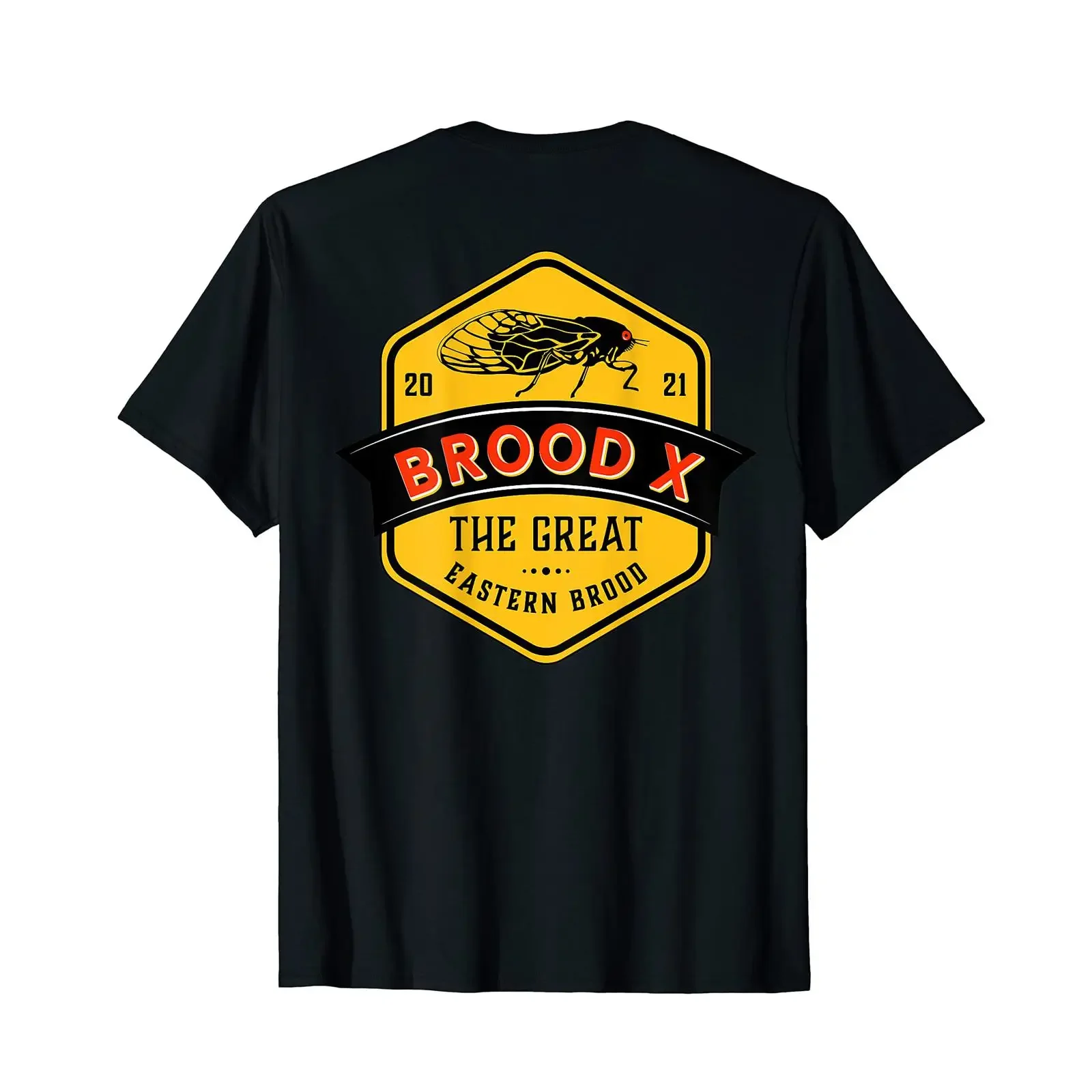 Cicadas Brood X The Great Eastern T Shirt vintage Washed Versatile designer clothes homme Casual Breathable Soft streetwear