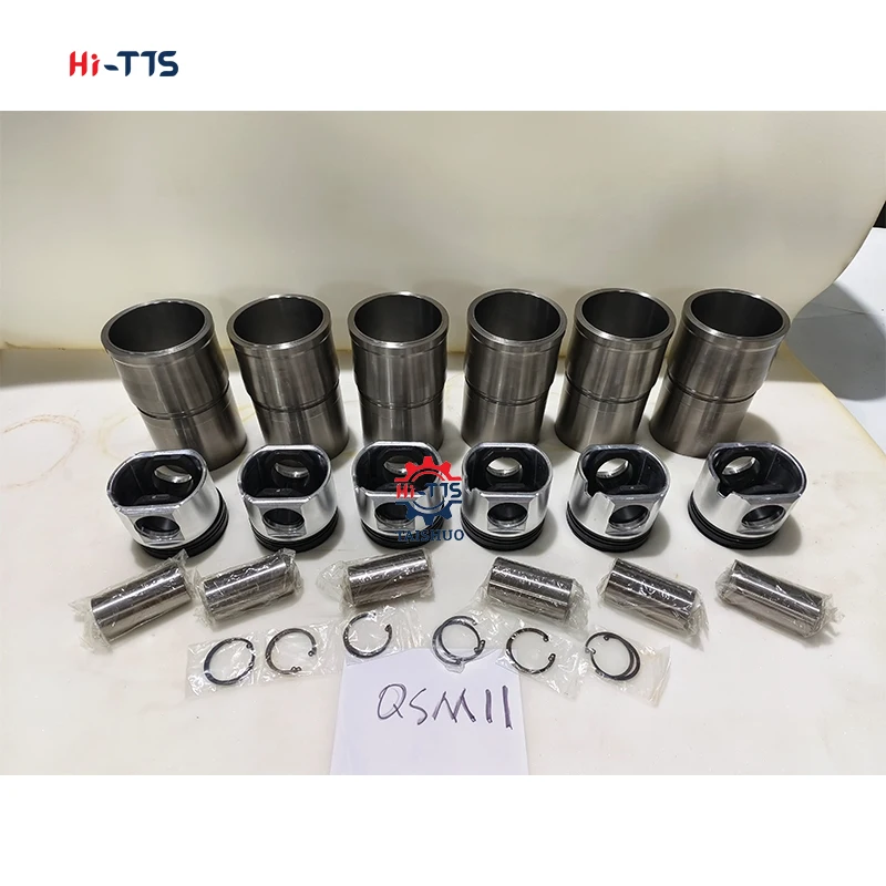 

QSM11 M11 ISM QSM Machinery Engine Liner Kit Liner 3803703 Piston 4952181