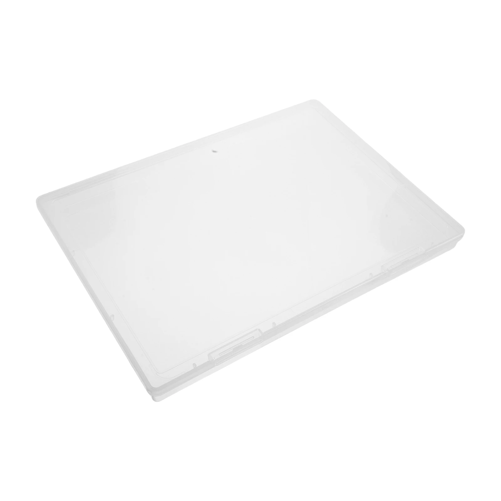 

Clear Plastic Storage Box Lid Pp Waterproof Space-Saving Rectangular Design For Documents A4 Paper Board Games Crafts