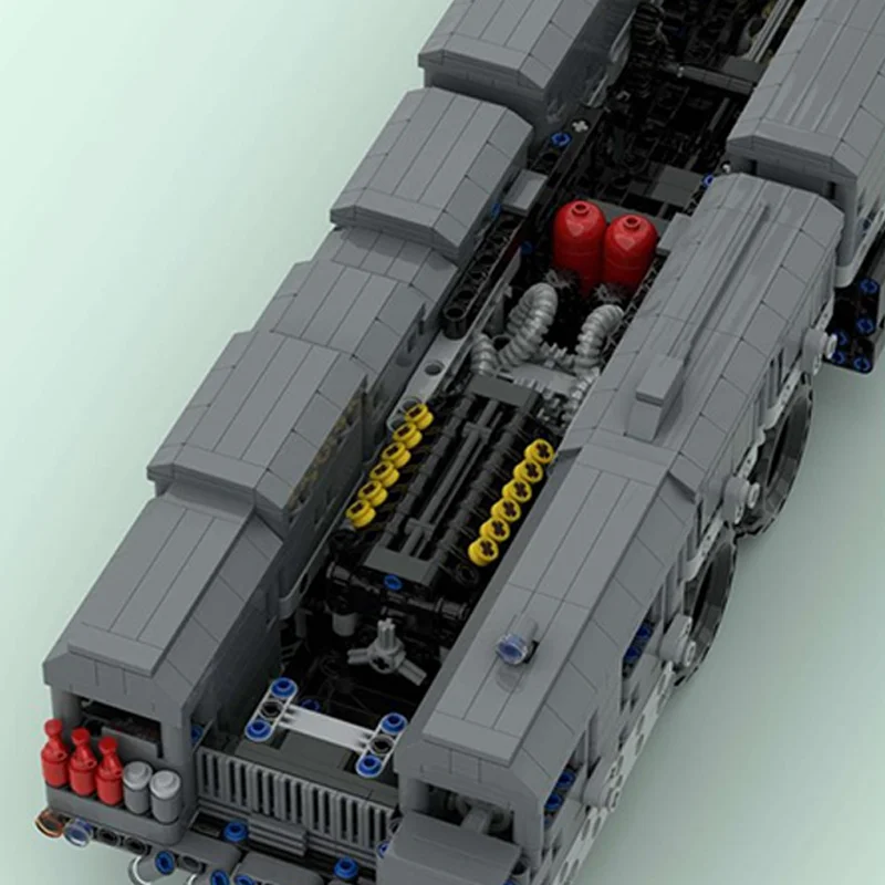 4360 stücke MOC MZKT RS Topol M SS Sichel Technische Modell Weihnachten Geschenk Bausteine Bau DIY Spielzeug Bildung Ziegel kinder