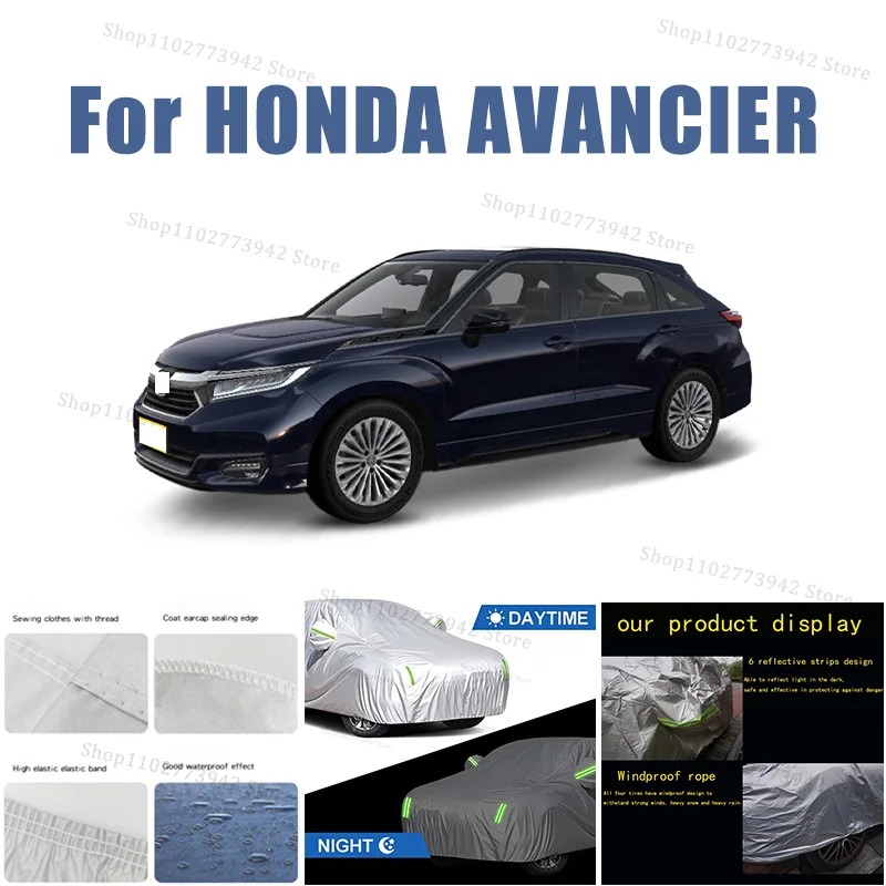 

Car Cover Protection Sunscreen Heat Insulation Dust Resistant Scratch For HONDA AVANCIER Car Exterior Accessories