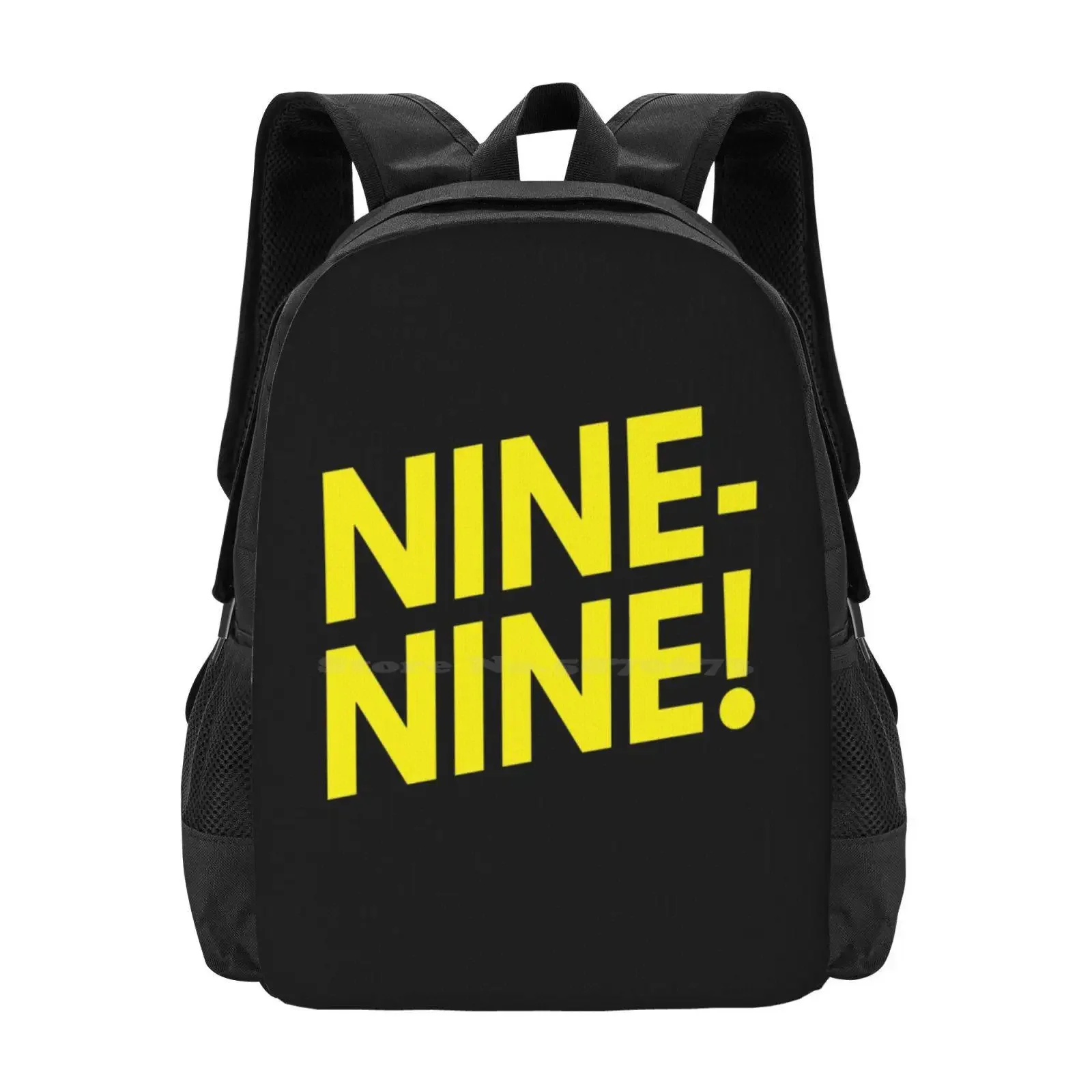 

Nine-Nine! Fashion Pattern Design Travel Laptop School Backpack Bag Brooklyn Nine Nine Jake Peralta Terry Crews Series Tv Shows