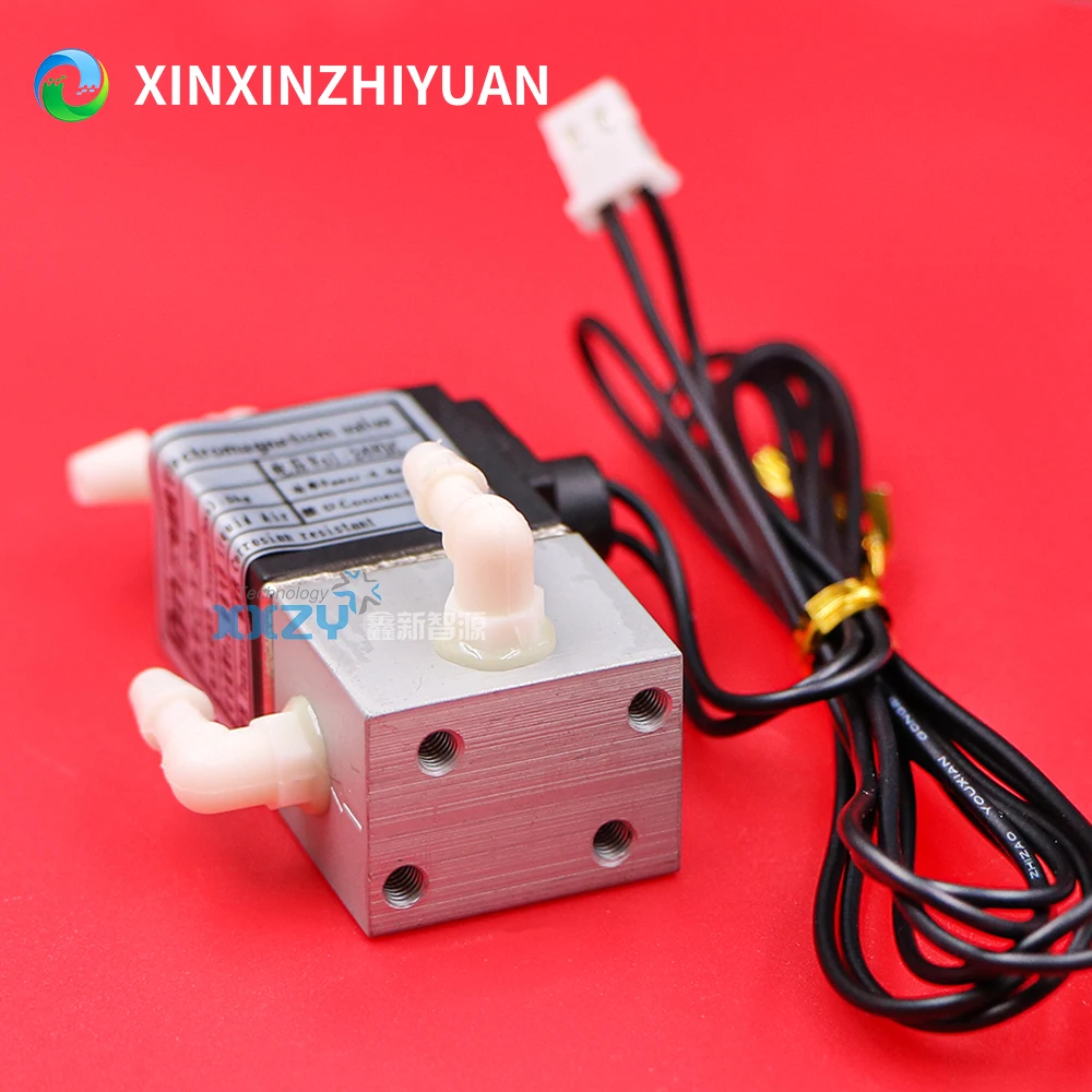 Válvula solenóide JNF 4.4W para impressora plana Flora Myjet JHF Vista UV Válvula eletromagnética de 3 vias 24V DC para impressora jato de tinta