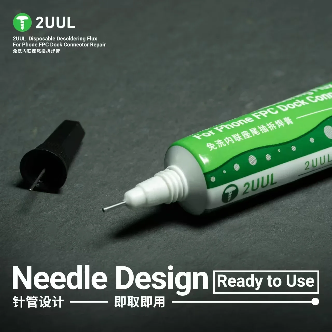 

2UUL SC97 15ml Disposable Desoldering Flux for Mobile Phone FPC Dock Connector Repair Welding Paste