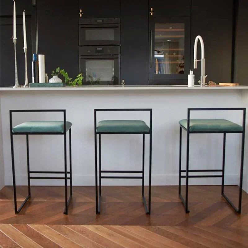 

Home Bar Chair Height Garden Chairs Modern Stools Make Up Kitchen Stool Cafe Barber Shop High Chaise Silla Furniture Banks