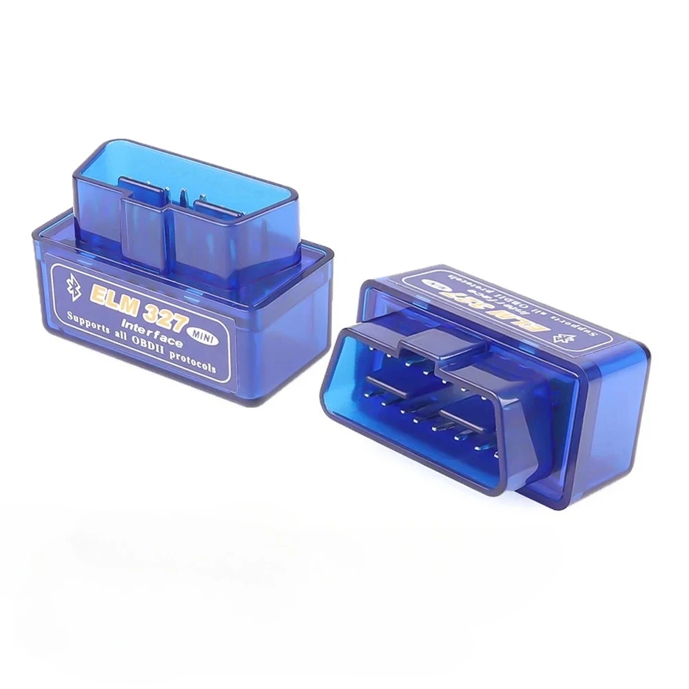 

Mini ELM327 V2.1 Bluetooth OBD2 Scanner, 16 Pin Interface Car Fault Code Reader for Android