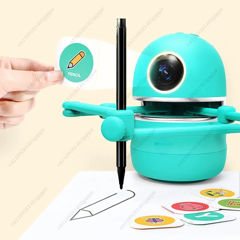 NUEVO Robot Quincy de Dibujo con IA, Robot Inteligente para Enseñar Matemáticas a los Niños, Juguete Robot STEAM Inteligente para Niños