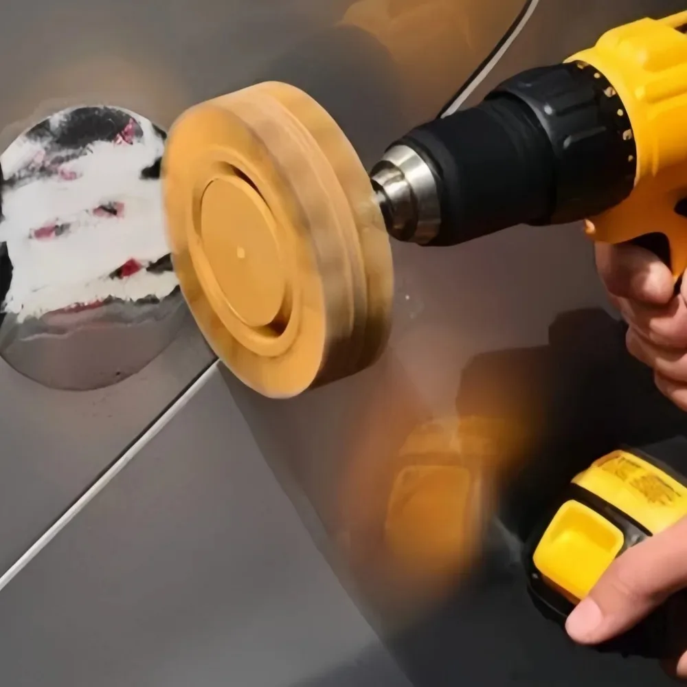 Car Eraser Wheel Adhesive Remover Rubber Wheel Remove Car Body Glue Adhesive Decals Quick Polishing Tool Paint Repair Accessory