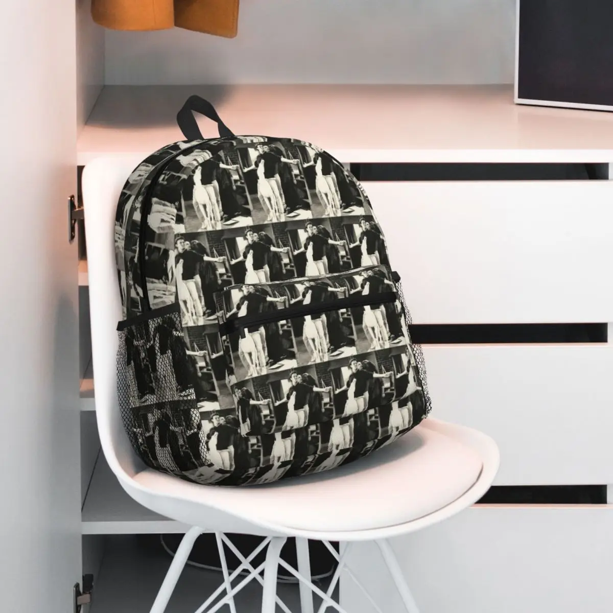 Friends TV Show Joey Tribbiani Chandler Bing Backpack Student BookBag Children School Bag Laptop Shoulder Bags for Boys Girls
