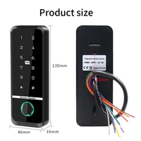 Fingerprint Access Control System IP66 Waterproof Biometrics Outdoor RFID Keypad Reader Touch Panel Wiegand 26 34 for Home Door 6