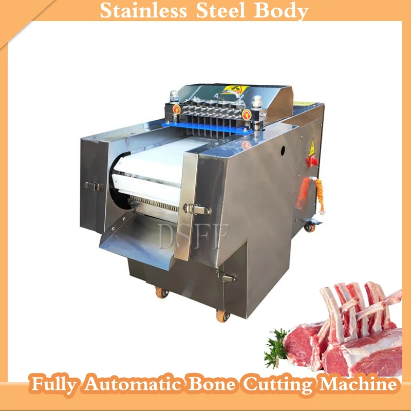 Commercial Electric Fresh Meat Cutting Machine, Fully Automatic High-Power Frozen Beef And Pork Cutting Machine