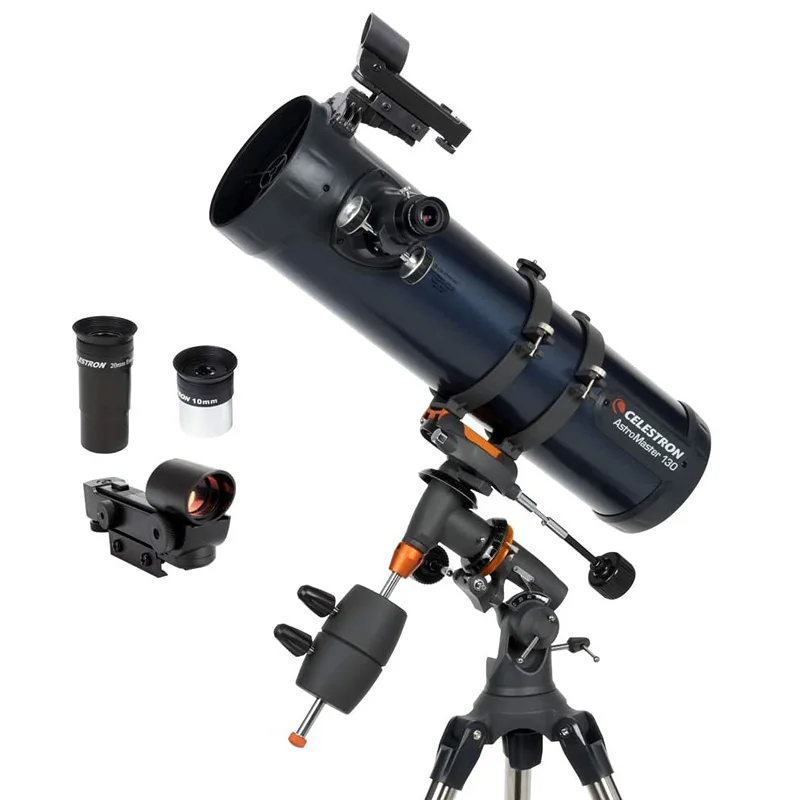 Celestron Professional AstroMaster 130EQ 130mm F/5 Newtonian Reflector Astronomical Telescope with CG-3 Manual Equatorial Mount