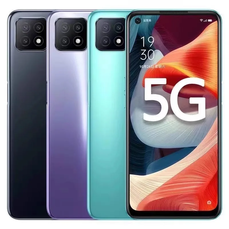 هاتف OPPO A53 5G كامل Netcom 5G ثنائي الوضع، آلة احتياطية للعمل للطلاب وكبار السن، هاتف محمول ذكي بشاشة كبيرة 2