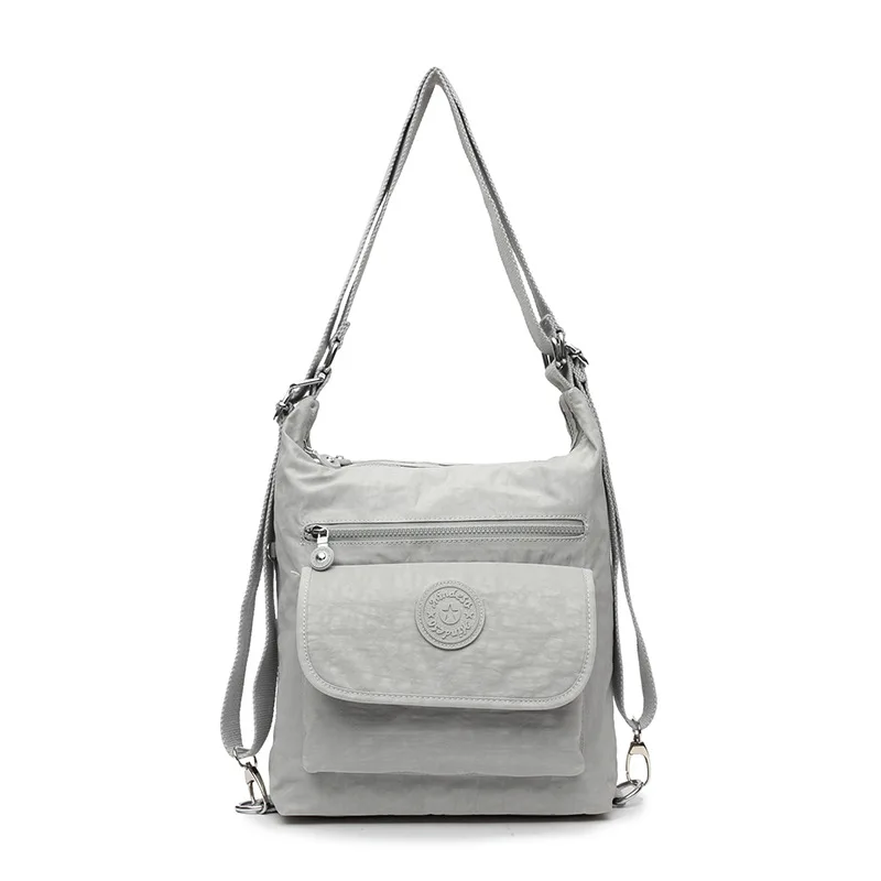 Zaino versatile da donna: elegante spalla e zaino 2 in 1, borsa in nylon leggero e impermeabile per fashionisti moderni