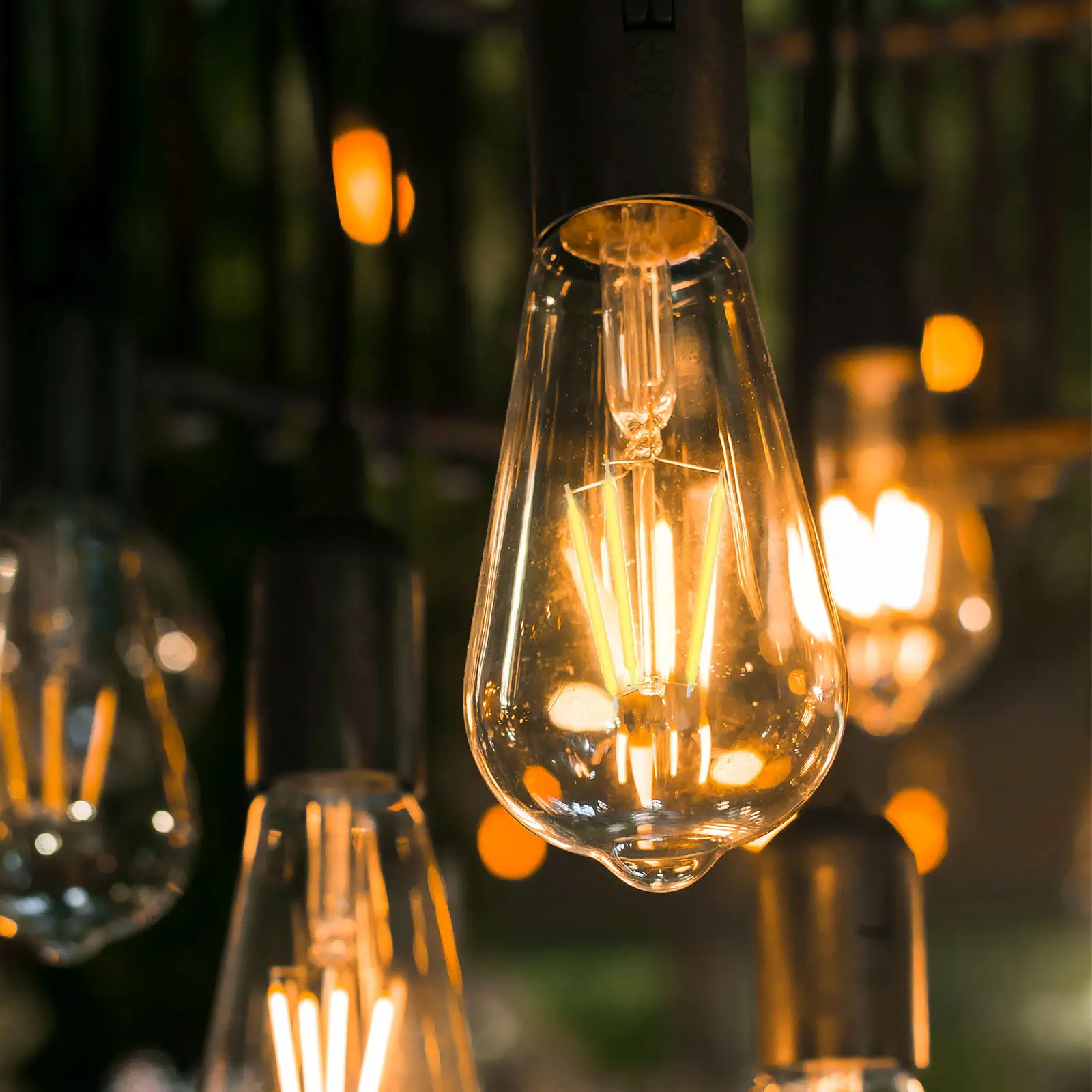 

100Pcs Warm Light Filament 2700K Hard LED Filament for Bulb Component Bright Efficient Lighting Lamp Part Replacement for Retro