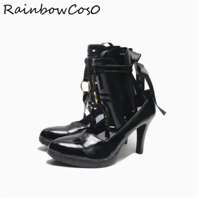

qa156Changli Wuthering Waves WuWa Cosplay Shoes Boots Game Anime Party Halloween RainbowCos0 W4333