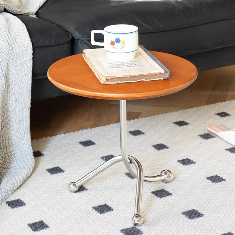 Modern Style Bedroom Furniture Small Side Tables Cheap Price Bed Side Table Round Coffee Table for Sale