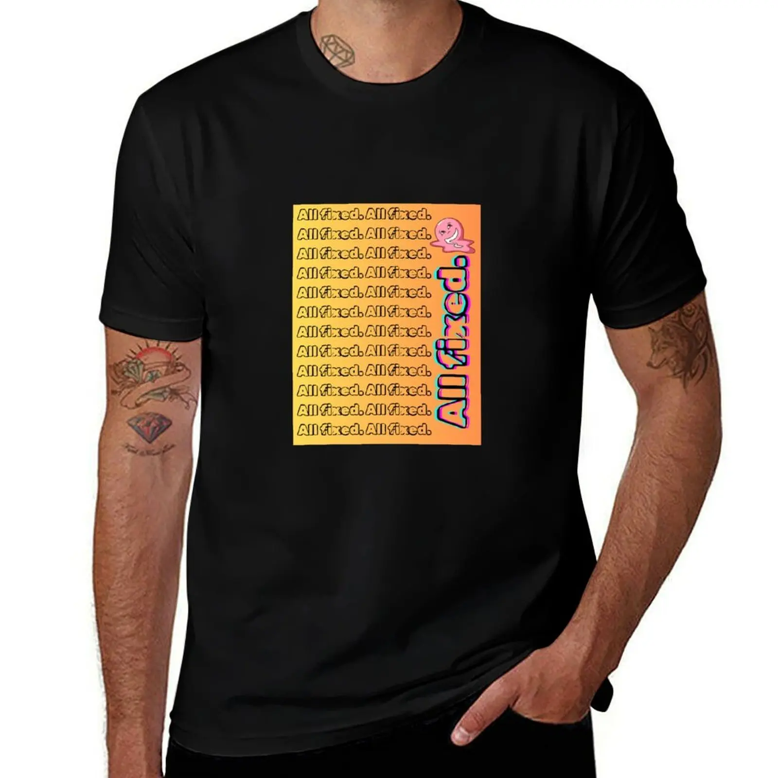 

Soft Healing Aesthetic T-Shirt Luxury man customs clothes plain t shirts men