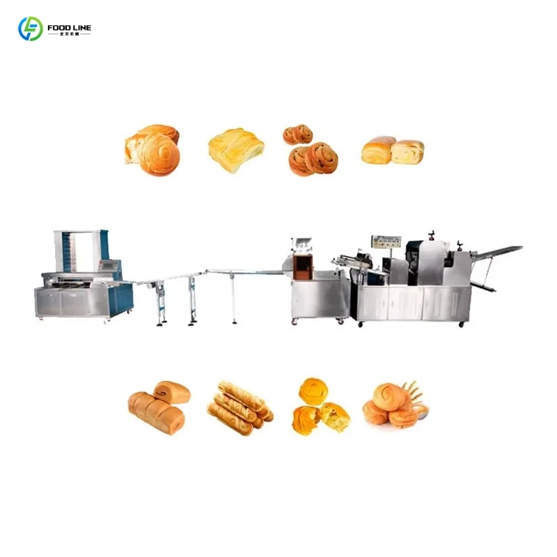 Customized Wholesale Automatic Industrial Bread Production Line Complete Bakery Machine