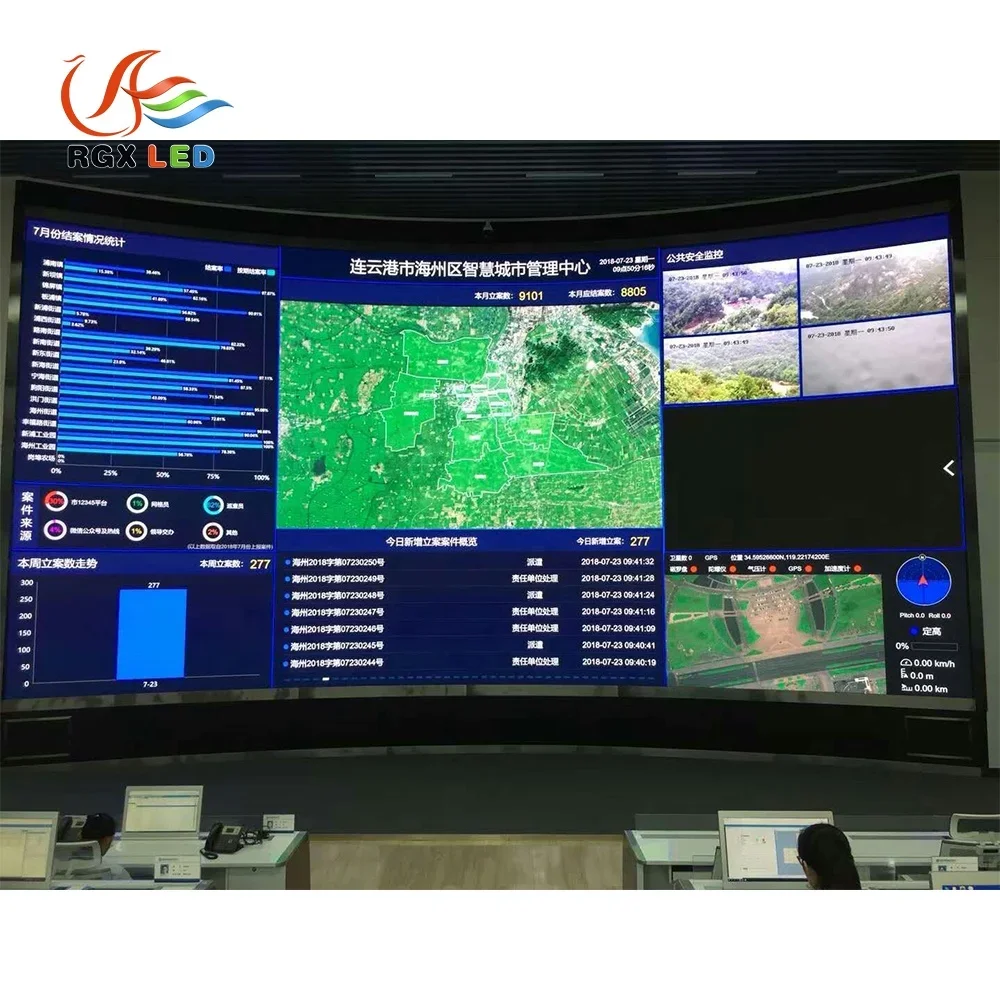 

Indoor Monitoring Hall Small Pixel Led Display Screen Outdoor Led Large Screen Display LED Panel Video Wall For