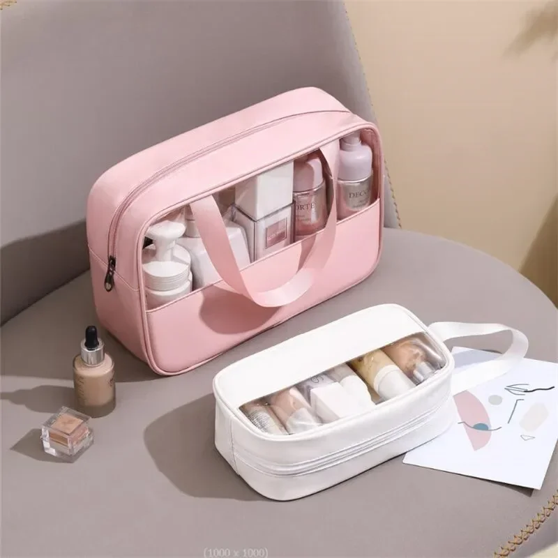 Travel Waterproof Portable Cosmetic Bags For Women Pu Storage Wash Pouch Female Toiletries Organizer Makeup Bags Pvc Beauty Case